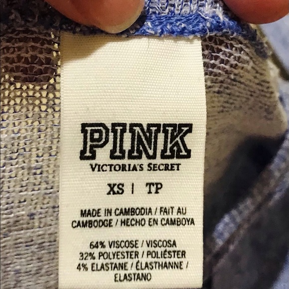 🆕PINK BY VS SUPER CUTE&VERY SOFT LIGHTWEIGHT SWEATER BLUE&PERIWINKLE IN COLOR - Picture 5 of 5